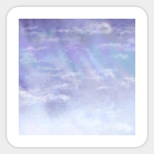 Purple Clouds and Sky Sticker